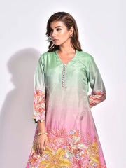 Multi Color Vasansi Silk Co Ord Set