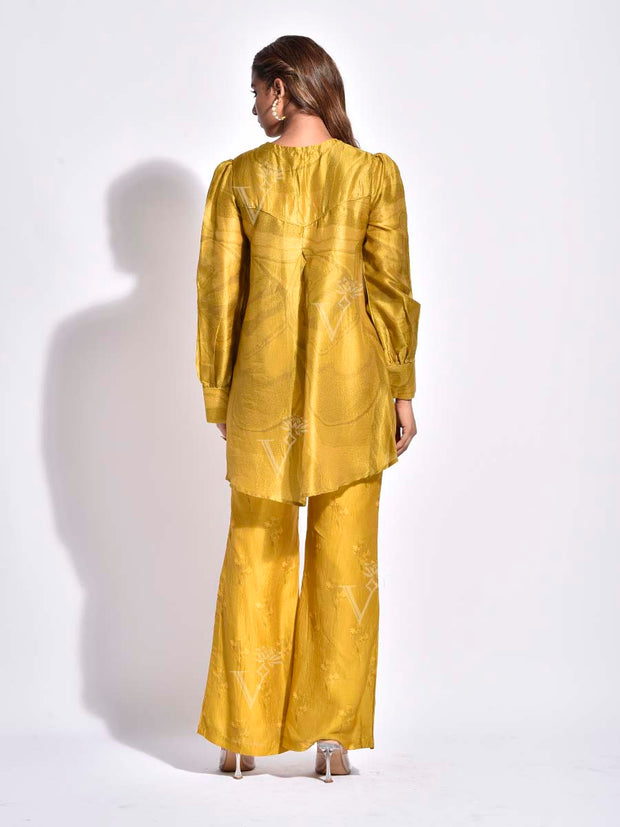 Mustard Vasansi Silk Co Ord Set