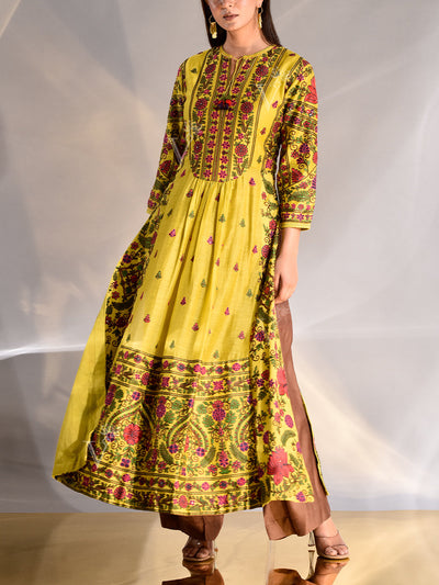 _label_New, DD35, MTO, RK,  Green , Silk , suit set , kurta and pant set