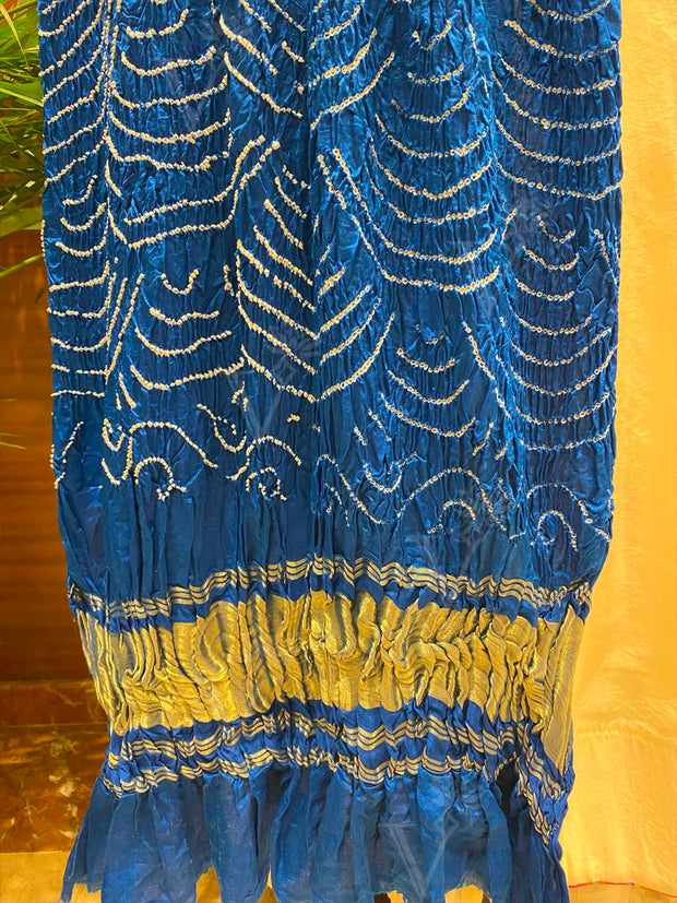 Blue Bandhani Dupatta