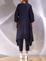Blue Silk Co Ord Set