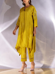 Lime Silk Co Ord Set