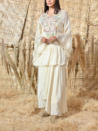DD35, MTO, RK, cape set , drape skirt set 