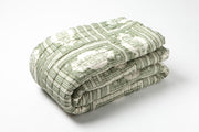 Tripolia Gold Silk Cotton Reversible Jaipur Quilt