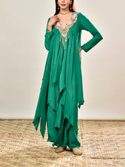 DD35, MTO, RK, drape skirt set 