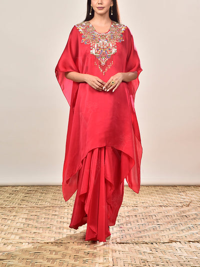 DD35, MTO, RK, cape set , drape skirt set 