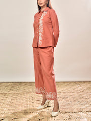 Rust Orange Cotton Co-ord Set