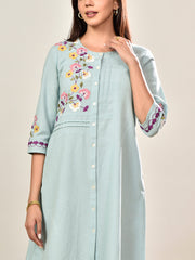 Blue Cotton Dress