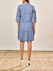 Blue Cotton Dress