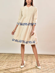 Off-White Cotton Dress