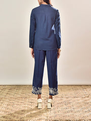 Blue Cotton Co-ord Set