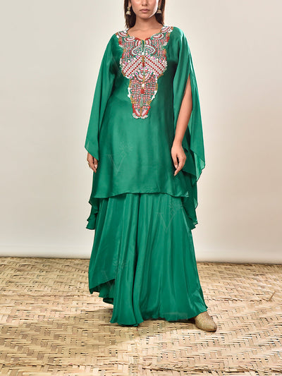 DD35, MTO, RK, cape set , drape skirt set 