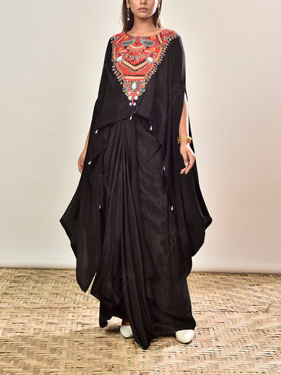 DD35, MTO, RK, cape set , drape skirt set 
