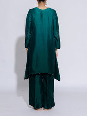 Green Vasansi Silk Co-Ord Set