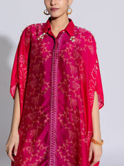 Pink Vasansi Silk Co-Ord Set