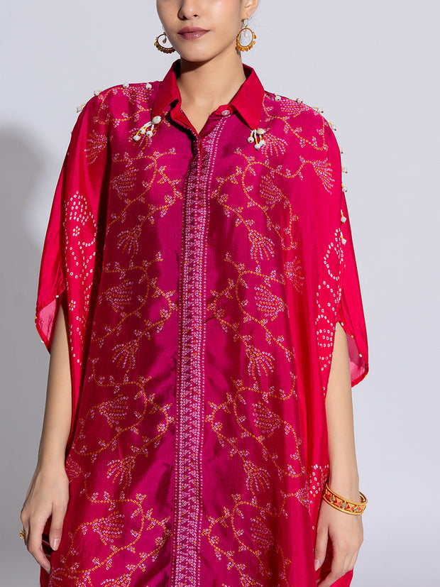 Pink Vasansi Silk Co-Ord Set