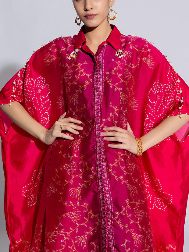 Pink Vasansi Silk Co-Ord Set