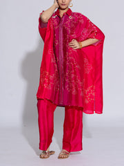 Pink Vasansi Silk Co-Ord Set