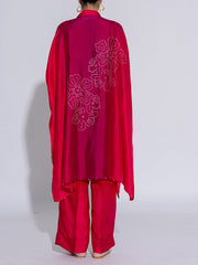 Pink Vasansi Silk Co-Ord Set