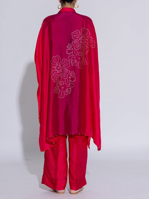 Pink Vasansi Silk Co-Ord Set