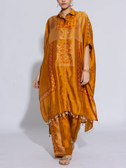 Mustard Yellow Vasansi Silk Co-Ord Set