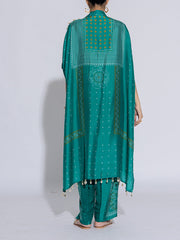 Green Vasansi Silk Co-Ord Set