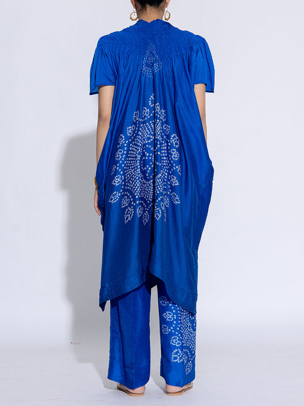 Blue Vasansi Silk Co-Ord Set
