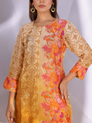 Mustard Vasansi Silk Kurta Set