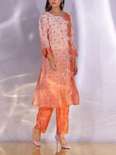 Light Brown Vasansi Silk Kurta Set
