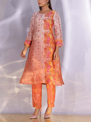 Light Brown Vasansi Silk Kurta Set