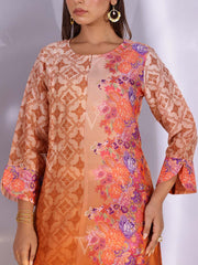 Brown Vasansi Silk Kurta Set