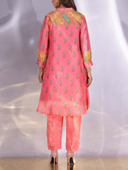 Pink Vasansi Silk Co Ord Set