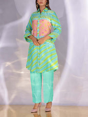 Green Vasansi Silk Co Ord Set