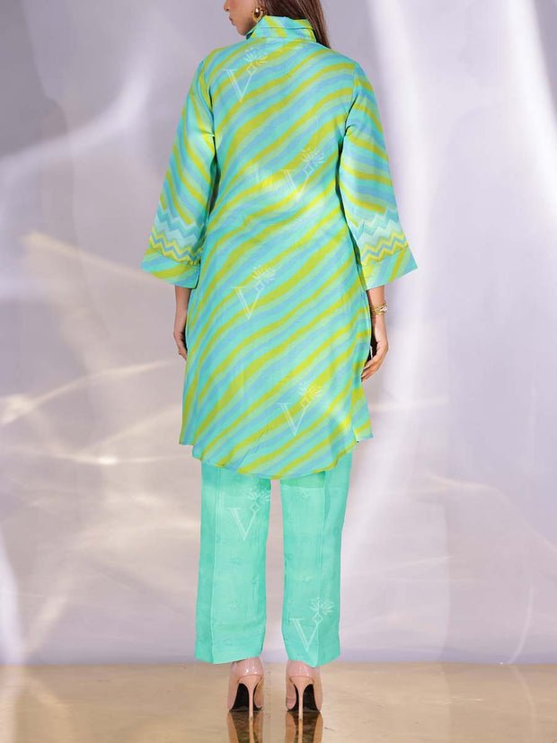Green Vasansi Silk Co Ord Set