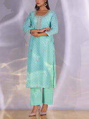 Blue Vasansi Silk Kurta