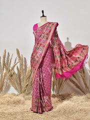 Rani Bandhej Ghatchola Saree