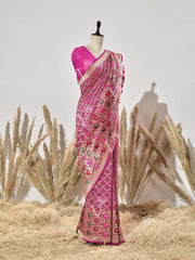 Rani Bandhej Ghatchola Saree