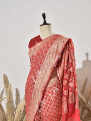 Red Georgette Saree