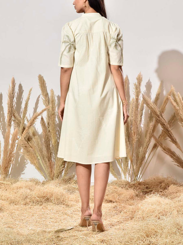 Cream Cotton Dress