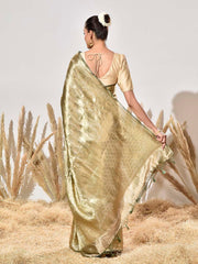 Green Tissue Kanjeevaram Saree