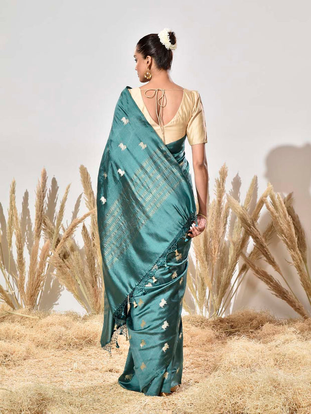 Green Pure Silk Saree