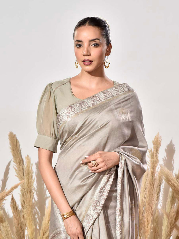 Green Pure Silk Saree