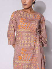 Brown Cotton Co-Ord Set