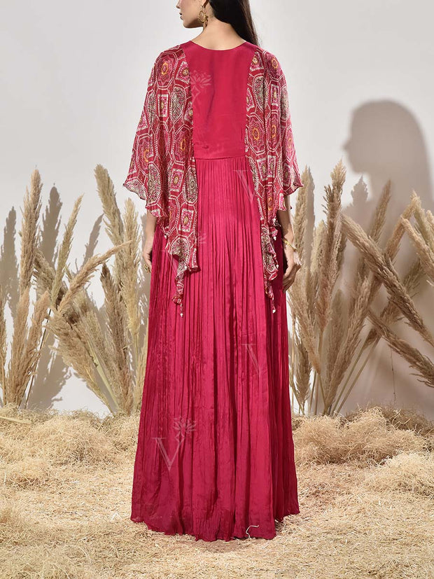 Pink Embroidered Gown