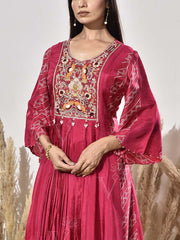 Pink Embroidered Gown