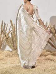Beige Tissue Saree