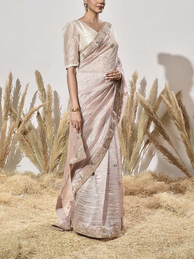 Mauve Tissue Saree