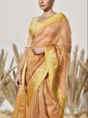 Yellow Tissue Saree
