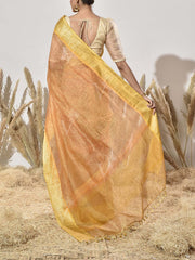 Yellow Tissue Saree