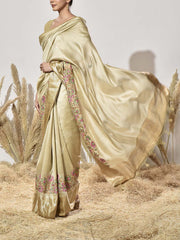 Golden Silk Saree